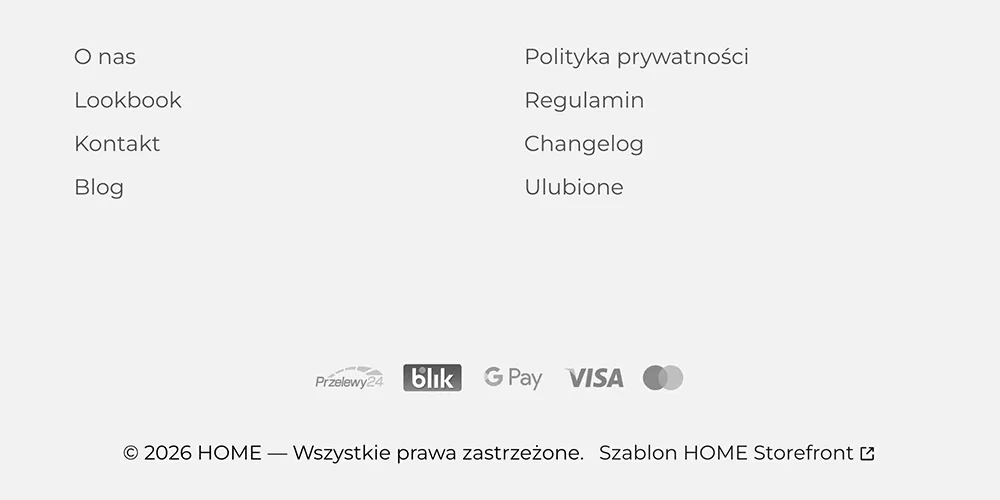 footer copyright shoper