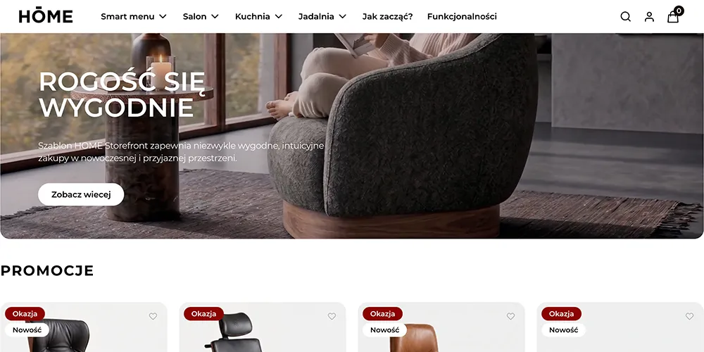 przyklejany nagłówek sticky header shoper